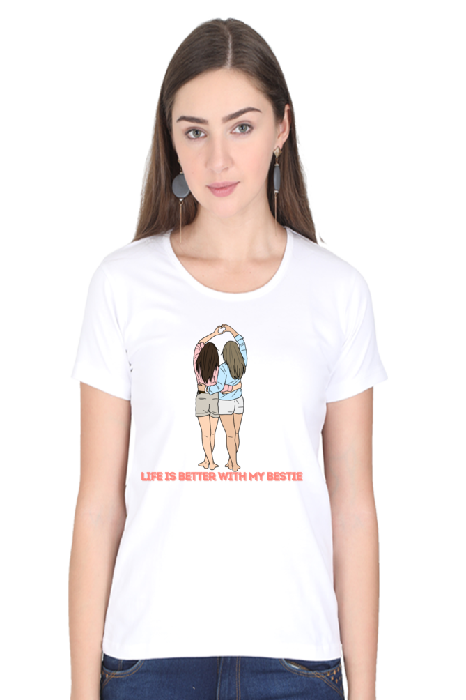 Besties for Life Women's Friendship T-Shirt