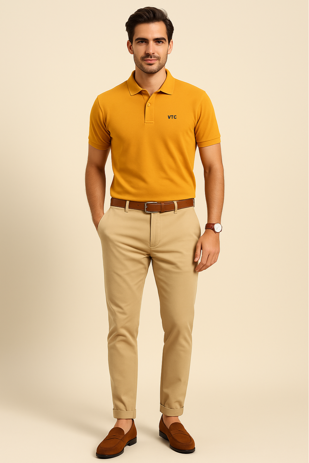 The VTC Luxe Classic Embroidered Polo