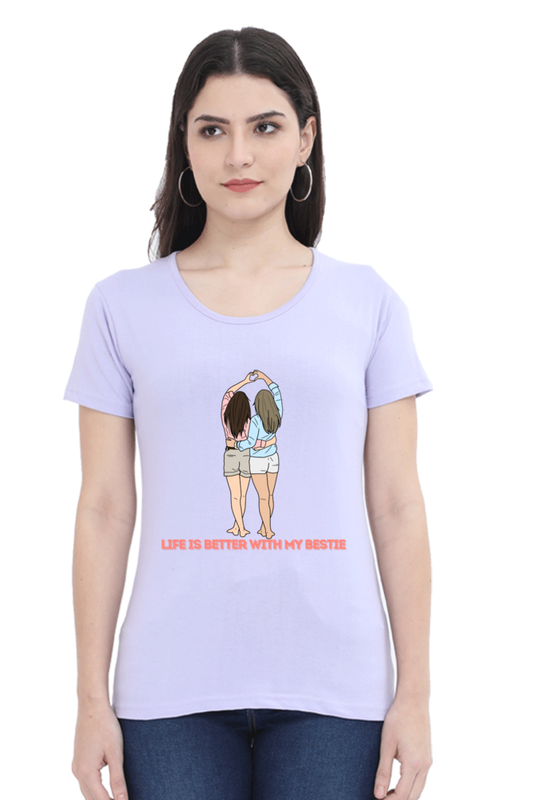 Besties for Life Women's Friendship T-Shirt