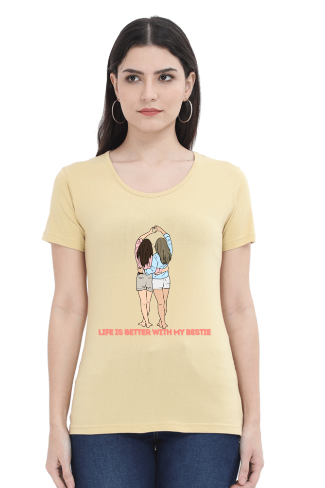 Besties for Life Women's Friendship T-Shirt