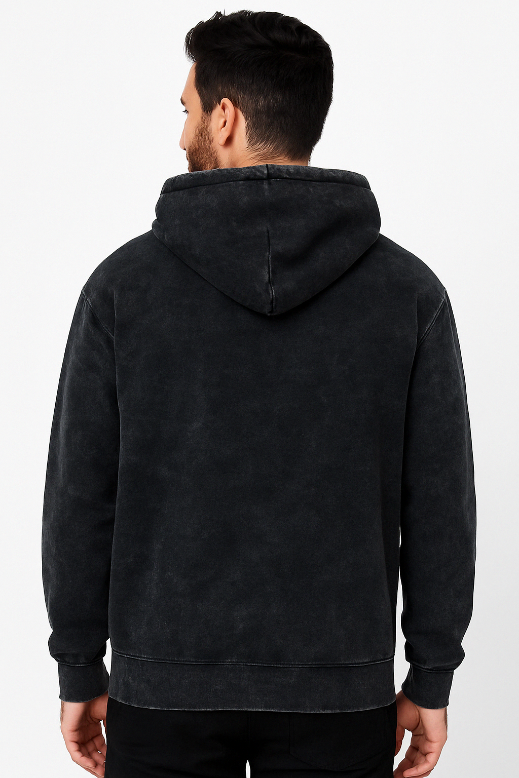 Vintage Vibes: Acid Wash Men's Hoodie