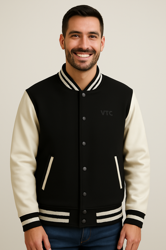 VTC Classic Monochrome Men's Varsity Jacket