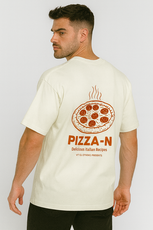 Pizza Love Men's Oversized Tee