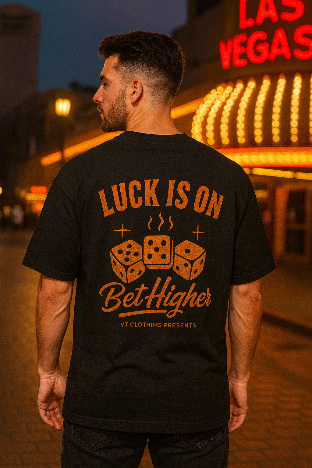 The Lucky Gambler Men's Oversized Tee