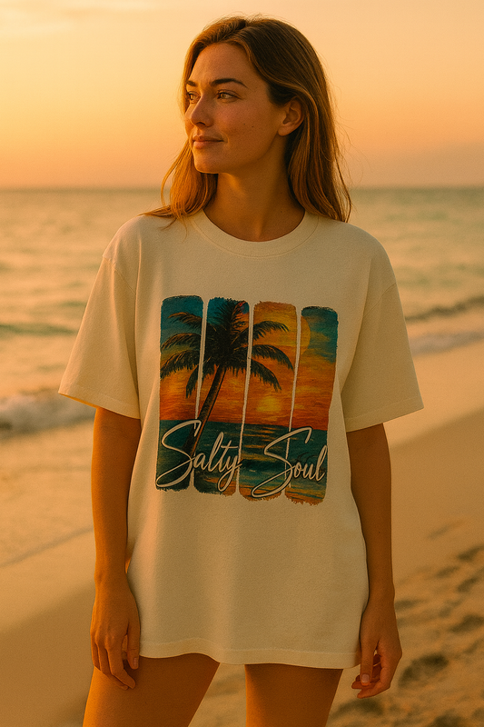 Salty Soul Women's Oversized Tee