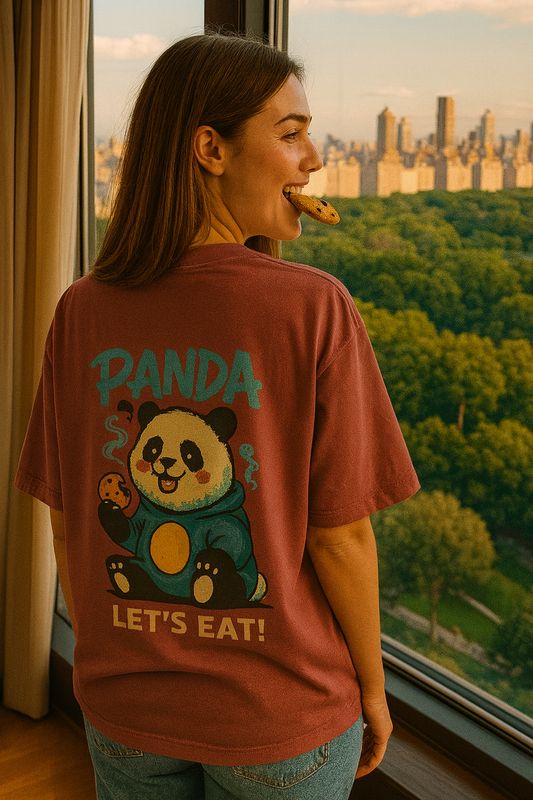 Hungry Panda Women's Oversized Tee
