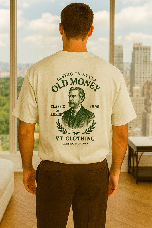 Old Money Classic Men's Oversized Tee