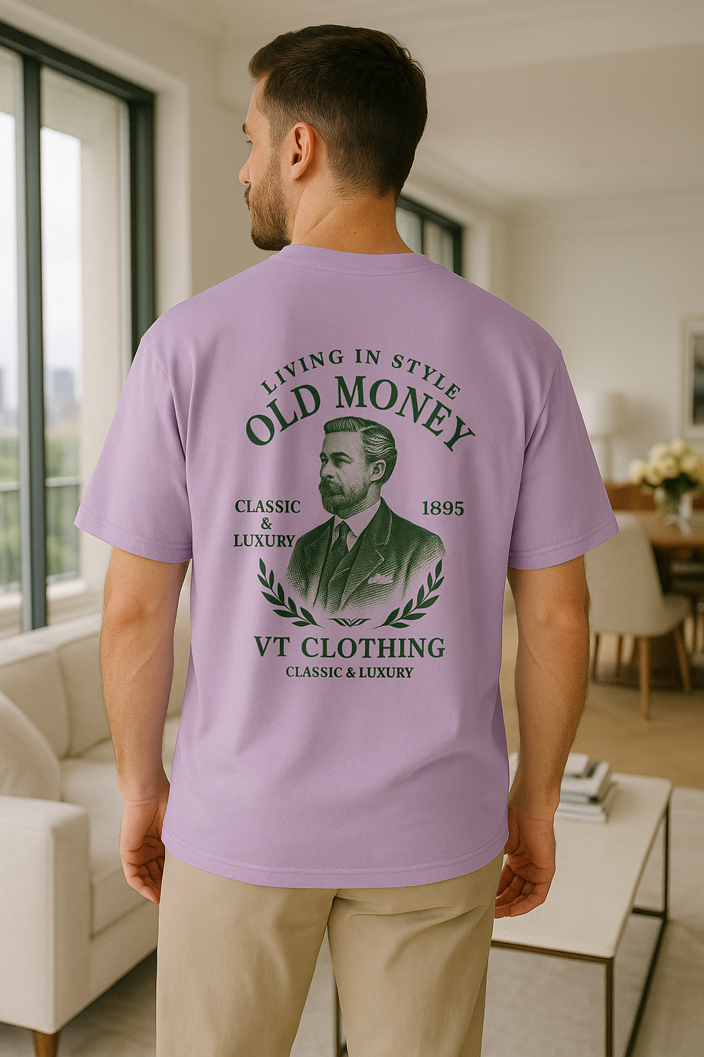 Old Money Classic Men's Oversized Tee