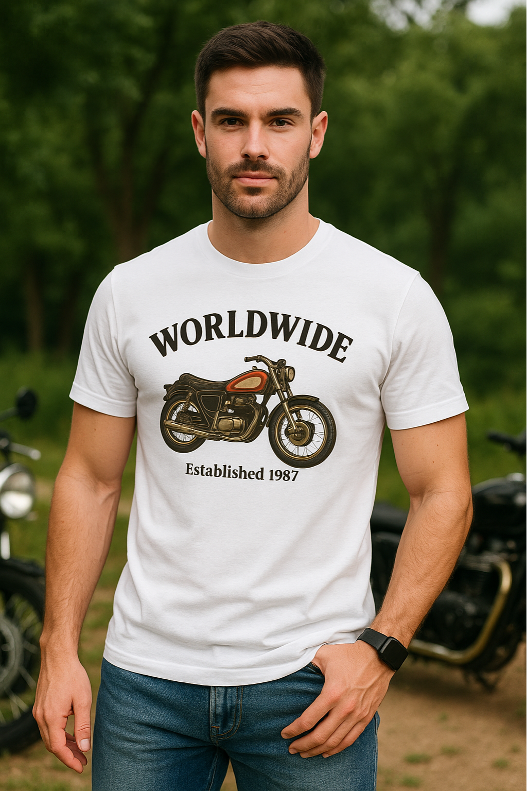 Retro Biker Men's T-Shirt