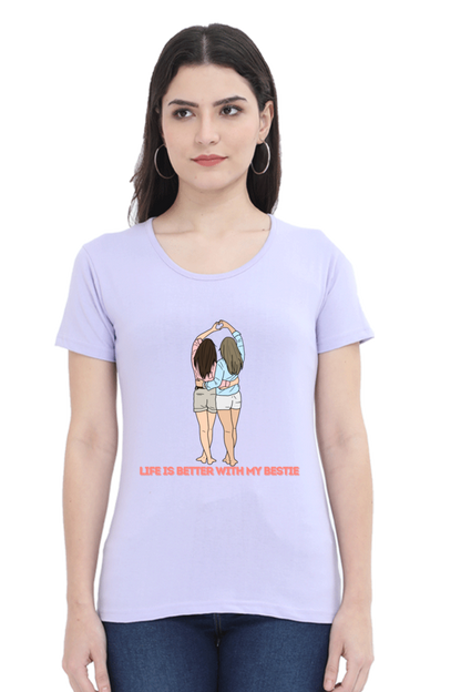 Besties for Life Women's Friendship T-Shirt