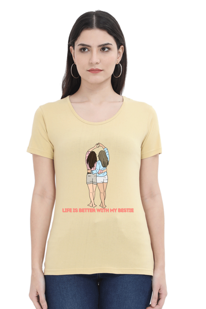 Besties for Life Women's Friendship T-Shirt