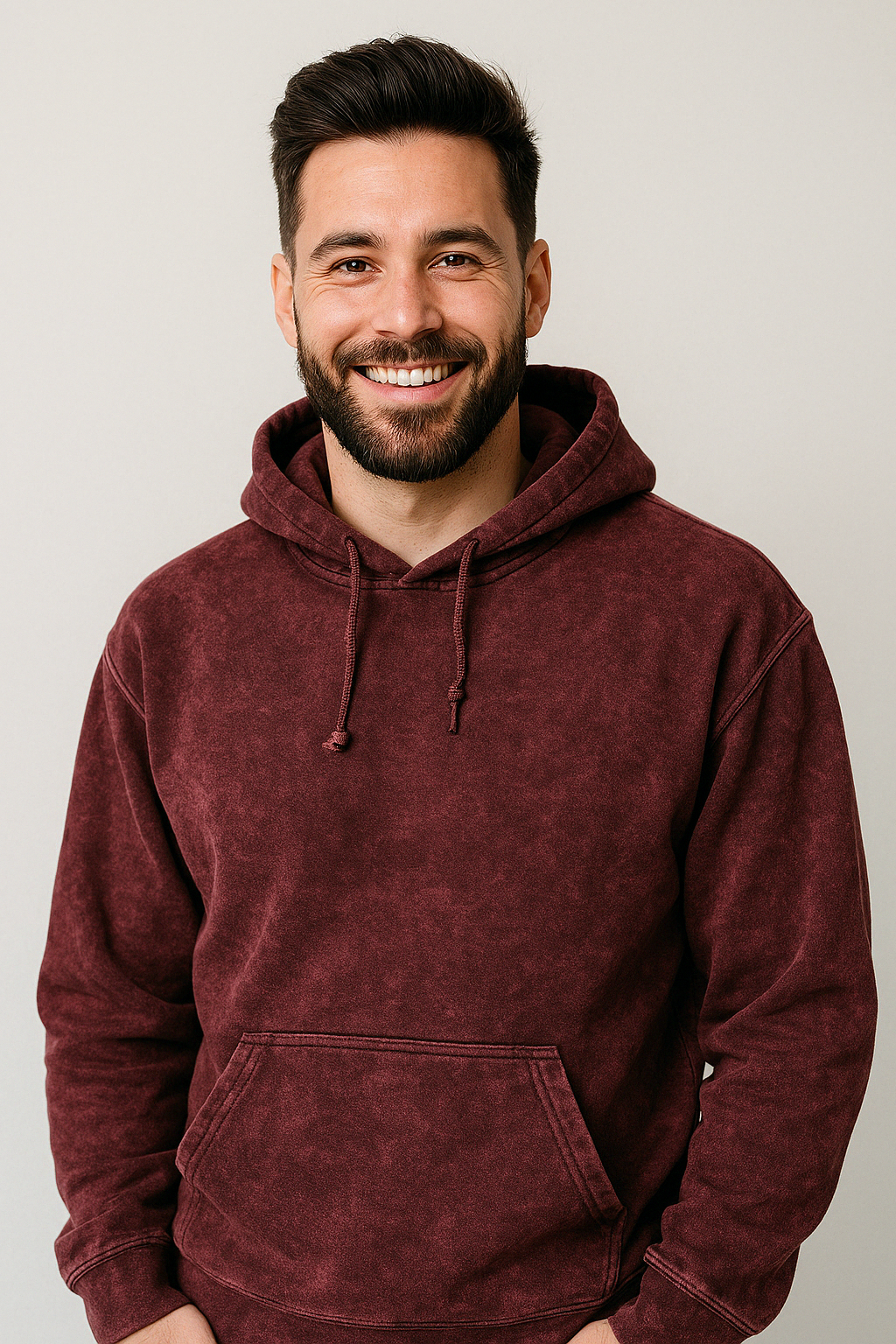 Vintage Vibes: Acid Wash Men's Hoodie