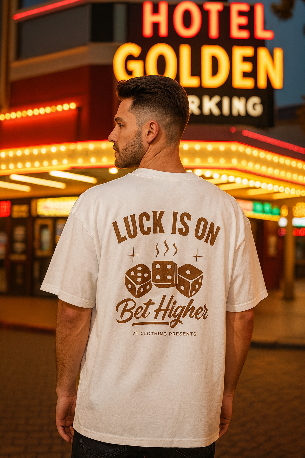The Lucky Gambler Men's Oversized Tee