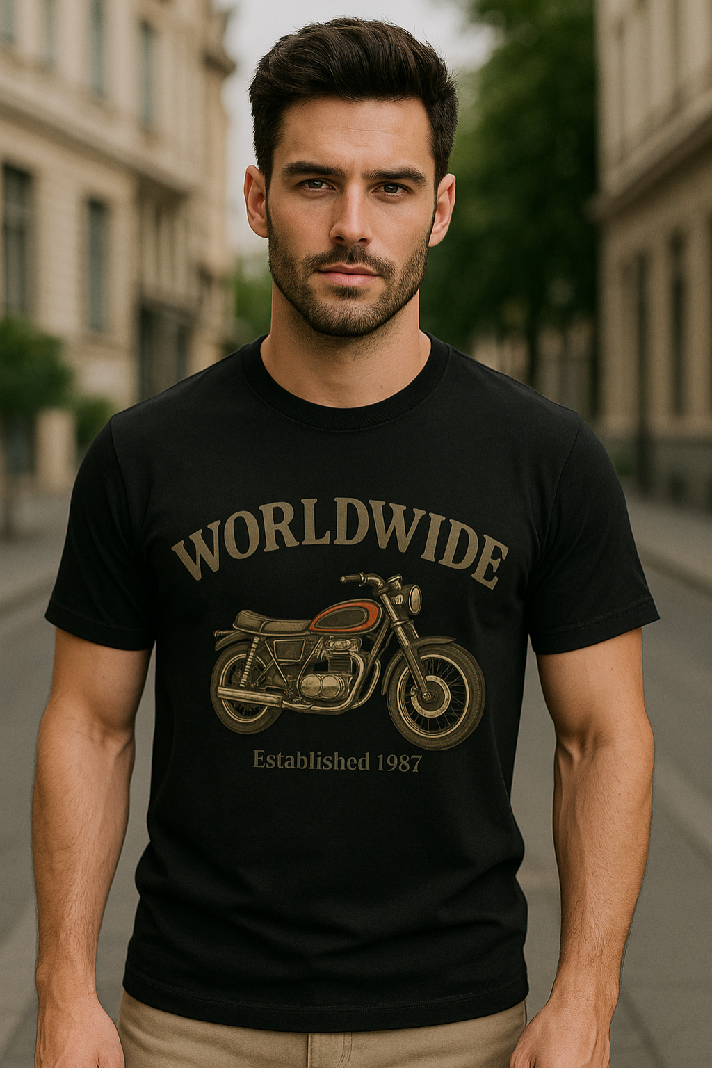 Retro Biker Men's T-Shirt